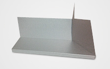 Överbleck, ytterhörn-innerhörn 